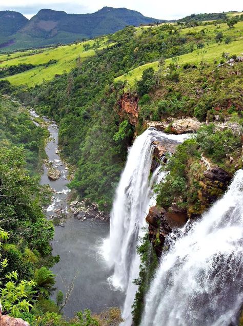 Lisbon Falls (Mpumalanga) Lisbon Falls, Clifton Beach, Inspiring Places, Falling Water, Travel Wishlist, Out Of Africa, Beautiful Sites, Travel South, Travel Info