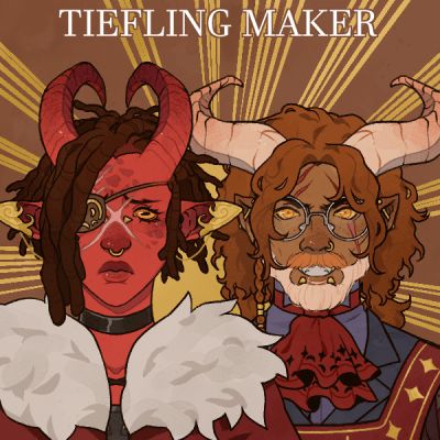 Tiefling Maker｜Picrew How To Draw A Tiefling, Dnd Sorcerer Tiefling, Tiefling Design Ideas, Horn Designs Art, Dnd Demon Character, Dnd Character Ideas Art, Dnd Ideas Characters, Teifling Male Character Art, Picrew Fantasy Avatar