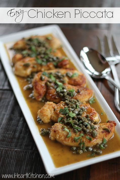 Here's the first recipe in our Publix menu plan for the week...and it's one of my all time favorite meals - Easy Chicken Piccata. This is a dish that I will order very often when we go out to eat. I love the big flavor in this recipe - lemon and capers....mmmm! I ordered this… Julia Pacheco Recipes Chicken, 12 Tomatoes Chicken Piccata, Publix Chicken Tenders Recipe, Publix Fried Chicken, Southern Living Chicken Piccata, Publix Aprons Recipes, Publix Recipes, Chicken Piccata Recipe, Chicken Piccata