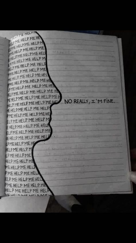 Studera Motivation, Seni Dan Kraf, Meaningful Drawings, Easy Doodle Art, Doodles Drawings, I'm Fine, Mini Drawings, Thought Quotes, Deep Thought