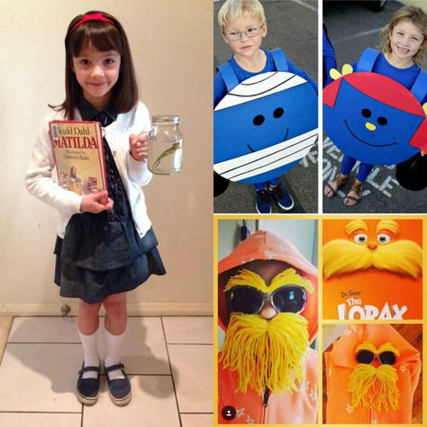 21 Last Minute DIY Book Week Dress Ups for Kids - Clean Eating with kids Girl Book Characters, Easy Book Character Costumes, Easy Book Week Costumes, Kids Book Character Costumes, Book Characters Dress Up, Book Character Day, Movie Character Costumes, Character Dress Up, Children's Book Characters