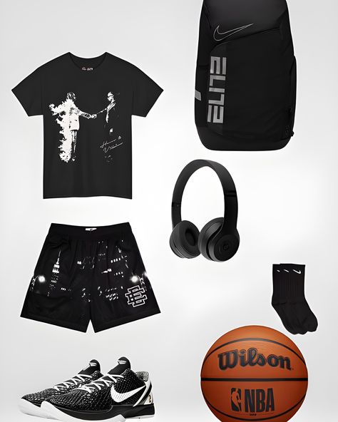 Basketball Fits Men, Basketball Outfit Ideas, Hooping Fits, Sports Style Men, Boy Style Outfits, Athlete Fits, Hoop Outfit, Volleyball Fits, Basketball Drip