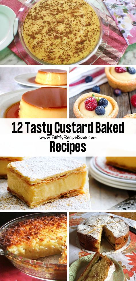 12 Tasty Custard Baked Recipes - Fill My Recipe Book Desserts With Custard Filling, Fancy Custard Desserts, Custard Powder Desserts, Chocolate Egg Custard, Chocolate Cloud Cake Recipe, Custard Powder Cake Recipe, Custard Tart Recipe Easy, Recipes Using Custard Powder, Bird Custard Recipes