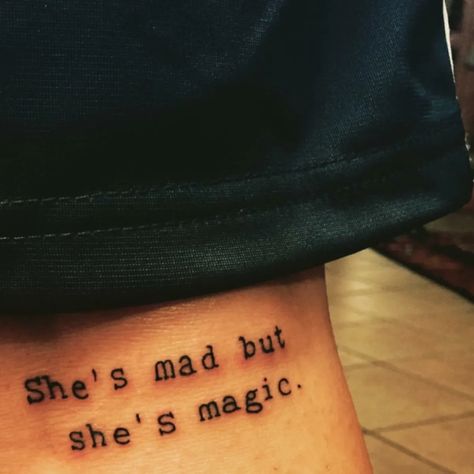 Tattoo uploaded by Merm • She's mad but she's magic. There's no lie in her fire. • 43351 • Tattoodo I Put A Spell On You Tattoo, Anna Tattoo, Explore Tattoo, No Lie, Magic Tattoo, Red Tattoos, Book Tattoo, In The Flesh, Cute Tattoos