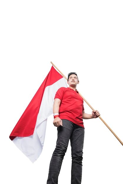 Indonesian Independence Day, Indonesian Independence, Indonesian Flag, 17 August, 17 Agustus, Character Poses, Premium Photo, Photo Poses, Independence Day