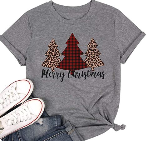 Christmas Shirt Women, Womens Christmas Tops, Trees Print, Christmas Clothing, Cute Christmas Shirts, Plaid Christmas Tree, Womens Christmas Shirts, Graphic Print Shirt, Christmas Tree Shirt