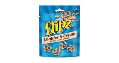 Flipz Pretzels, Flavored Pretzels, Pretzel Cookies, Cookies Cream, Pretzels, Cookies And Cream, Ice Cream, Snacks, Cream