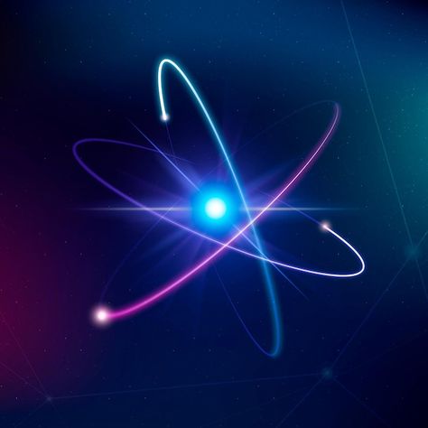 Free Photo | Ai nuclear energy, future innovation of disruptive technology Physics Logo Design, Physics Logo, Science Logo Design, Neon Science, Future Innovation, Purple Vector, Science Design, Frame Wall Collage, Glowing Background