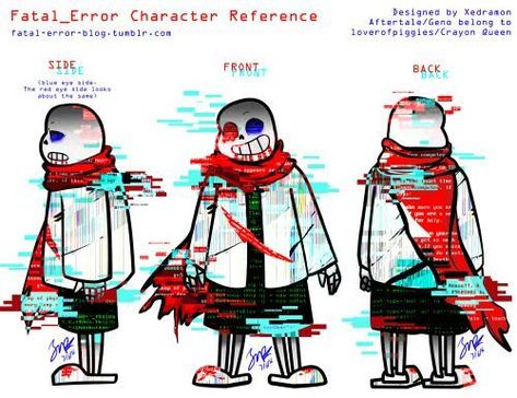 Fatal Error Sans, Geno Sans, Undertale Deltarune, Error Sans, Funny Marvel Memes, Cool Robots, Reference Sheet, On Hiatus, Undertale Funny