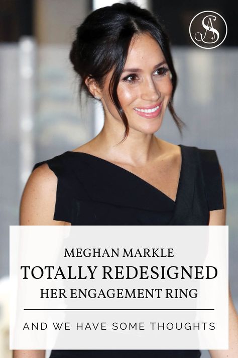 You're not expected to keep the same car, clothes, or shoes for your entire life... why should the expectation for engagement rings be any different? Megan Markle is sparking the conversation on redesigning engagement rings, and we are here for it! #MeghanMarkle #RedesignedRing #EngagementRing #MeghanMarkleWeddingRing Megan Markle Engagement Ring, Meghan Markle Wedding Ring, Meghan Markle Engagement Ring, Wedding Ring Redesign, Without Judgement, Her Wedding Ring, Heirloom Rings, Old Jewelry, Family Heirloom