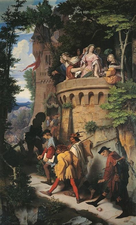 Moritz Von Schwind, Fairy Tale Aesthetic, Google Art, Old School Art, Google Art Project, Die Rose, Cupid And Psyche, Pillow Bag, Powerful Art