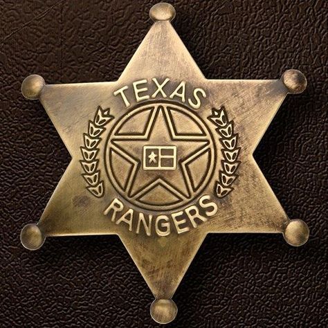 Dollhouse Themes, Texas Rangers Law Enforcement, Police Officer Appreciation, Police Badges, Law Enforcement Badges, Texas Ranger, Sheriff Badge, Western Artwork, Texas Forever