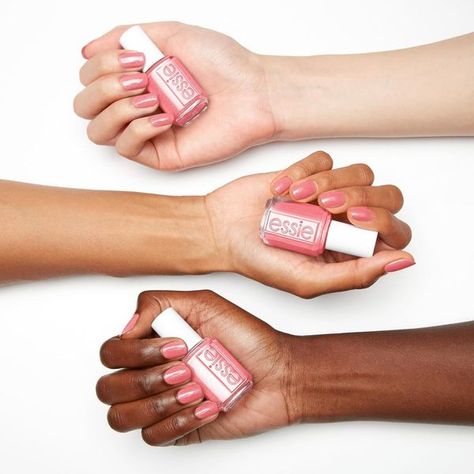 The Prettiest Spring Nail Colors To Pick At The Salon (Or At Home) Right Now Taupe Nails, Essie Nail Colors, Brown Nail Polish, Spring Nail Polish, Orange Nail Polish, Orange Nail, Green Nail Polish, Vegan Nail Polish, Spring Nail Colors