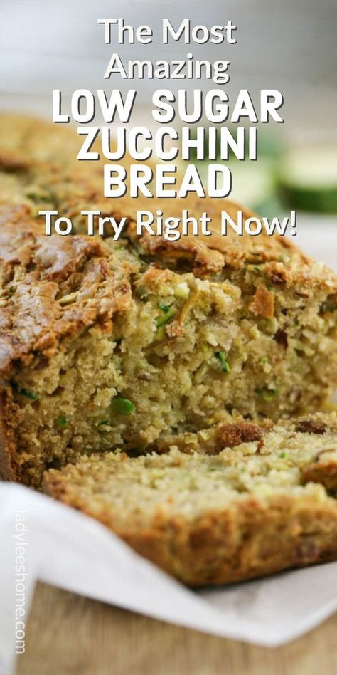 Health Zucchini Recipes, Zucchini Bread With Carrots, Zuccinni Recipe Bread Healthy, High Lysine Recipes, Keto Zucchini Bake Recipes, Healthy Moist Zucchini Bread, Healthy Zucchini Cake Recipes, Zucchini Healthy Bread, Refined Sugar Free Zucchini Bread