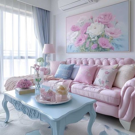 Amazing Rooms, Boho Lounge, Bedroom Makeovers, Girly Apartments, Pretty Houses, Girly Apartment Decor, Interesting Interiors, Shabby Chic Living, Pink Living Room