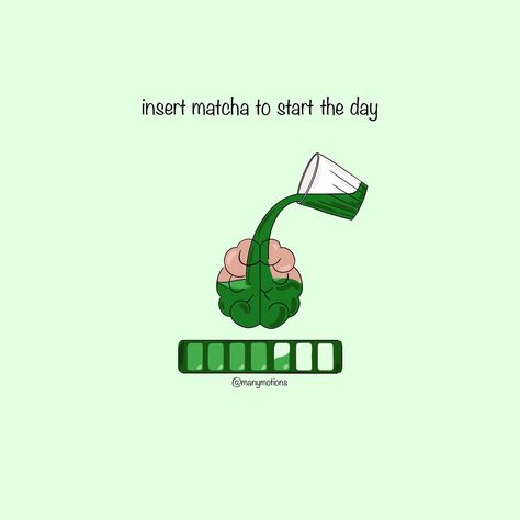 How I charge my batteries in the morning? By drinking matcha Matcha Lover Quotes, Boba Quotes, Matcha Quotes, Matcha Branding, Baby Boy Announcement Cards, Matcha Shop, Matcha Drink Recipes, Blue Zones Recipes, Embroidering Machine