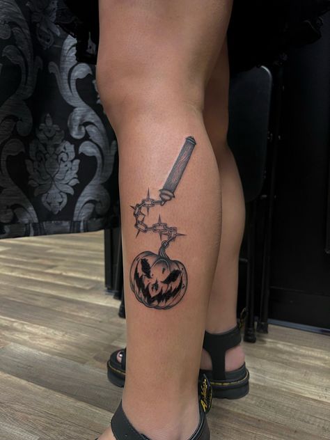 Nunchuck Tattoo, Nunchucks Tattoo, Nunchucks, Pumpkin Head, Tattoos And Piercings, Piercings, Tattoos