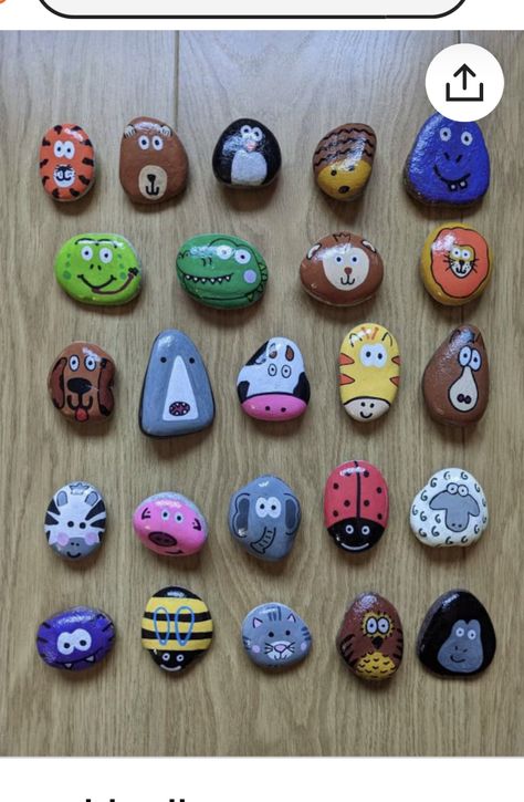 Rock Pet Ideas, Painting Stones And Rocks, Pet Rock Ideas, Pebble Painting Ideas, Pet Rocks Craft, Animal Painted Rocks, Rock Pets, Boom Kunst, Story Sack