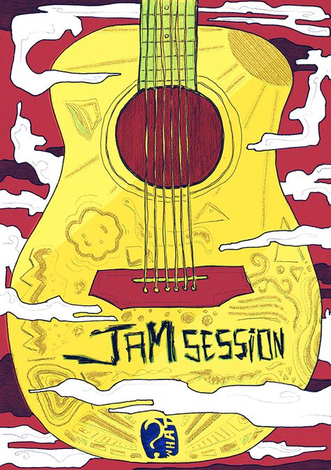 JAM Session poster on Behance Jam Session Poster, Music Jam, Jam Session, The Jam Band, Jazz Art, Southern Rock, The Pub, Holiday Planning, Gig Posters