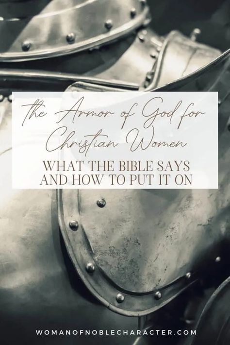 Gods Armor, Colors In The Bible, Silver Armor, Belt Of Truth, The Armor Of God, Spiritual Warfare Prayers, Bible Study Help, Bible Says, Christian Woman