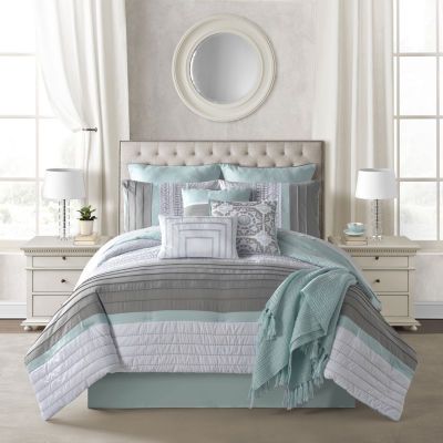 Muted Teal, Full Comforter Sets, Dec Pillows, Grey Comforter Sets, Blue Comforter Sets, King Comforter Sets, Cotton Comforters, Bed Skirt, Queen Comforter Sets