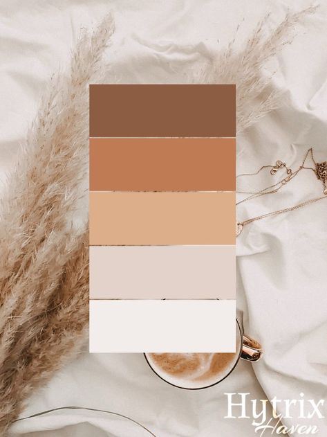 This color palette consists of 5 colors; Coconut (#8C5D42), Deer Brown (#BF7B54), Tumbleweed (#DCAE8A), Dust Storm (#E2D2C9), and Isabelline (#F2ECEB). This combination of beautiful natural tones atop a prestine white may go well on your next design project! The image used was provided by Alyssa Strohmann (@anotherlovely_) on Instagram + Unsplash.com and is useable under the Creative Commons CC0 and Unsplash License. Color Palette White, Engagement Photo Shoot Beach, Aesthetic Color Palette, Aesthetic Color, Dust Storm, Brown Color Palette, Color Schemes Colour Palettes, Minimal Aesthetic, Color Palette Design