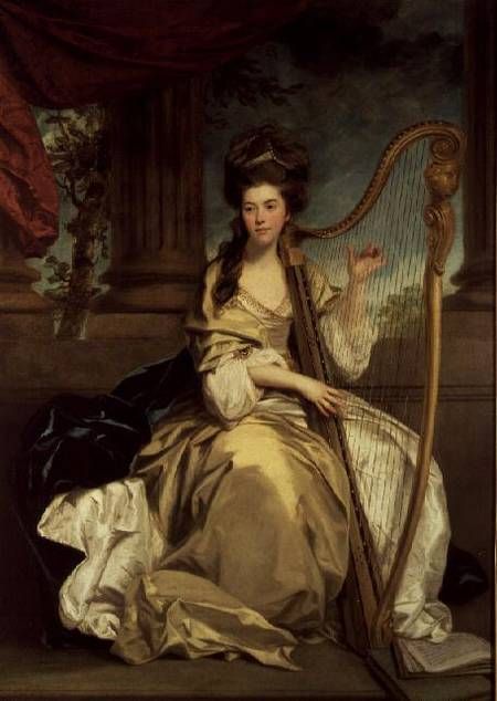 Harp Art, William Hogarth, Joshua Reynolds, Giovanni Boldini, 18th Century Portraits, Thomas Gainsborough, John Everett Millais, Rococo Art, Dante Gabriel Rossetti