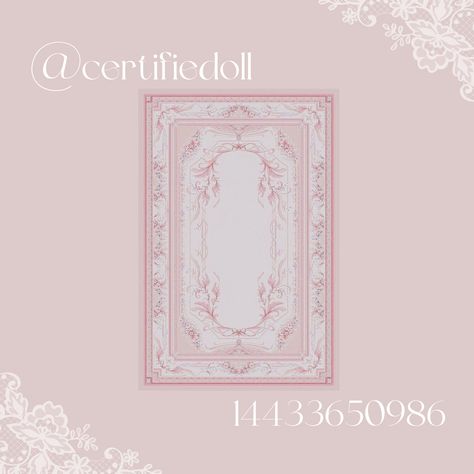 Bloxburg Doll House Decal, Bloxburg Cabinet Decals Codes, Blanket Codes Bloxburg, Coquette Roblox Id Codes, Bloxburg Decals Codes Horizontal, Coquette Pillow Decals Bloxburg, Bloxburg Pink Tile Decals, Pink Carpet Codes Berry Ave, Bloxburg Decals Codes Aesthetic Aura