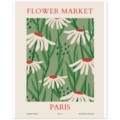 Flower Market New York, Market Poster, Flower Market Poster, London Poster, Print Flower, Matching Paint Colors, Art Collage Wall, Botanical Wall Art, Flower Market