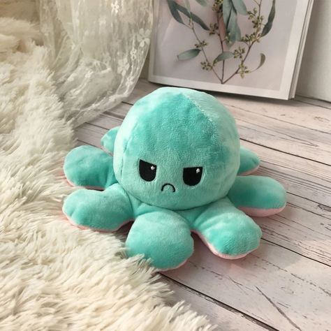 Mood Octopus, Cute Clown Makeup, Reversible Octopus, Octopus Stuffed Animal, My First Story, Octopus Plush, Cute Squishies, Ideal Toys, Artsy Pictures