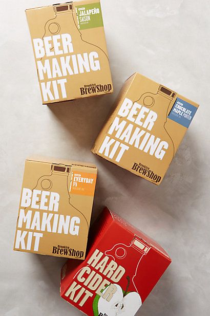 Brooklyn Brew Shop beer making kit DAEGON just an idea - he didn't ask for this General Gift Ideas, Homemade Gifts For Boyfriend, Beer Making, Cider Making, Beer Gift, Candle Making Kit, Hard Cider, Ultimate Gift Guide, How To Make Beer