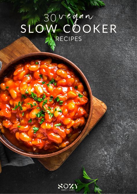 There's nothing more comforting in life than a lazy Sunday curled up with a good book while the slow cooker bubbles away in the background. Here are our favorite plant-based vegan slow cooker crockpot recipes for your lazy Sunday. #lazysunday #onepotmeals #crockpotrecipes #slowcookerrecipes #vegandinnerrecipes #slowcookerrecipeshealthy #bestcrockpotrecipes #easycrockpotmeals #healthycrockpotrecipes #crockpotrecipeseasy #slowcookermeals Slow Cooker Ratatouille, Vegan Slow Cooker Recipes, Vegan Crockpot Recipes, Vegetarian Slow Cooker Recipes, Vegan Crockpot, Vegan Slow Cooker, Vegetarian Crockpot Recipes, Slow Cooker Vegetarian, Vegetarian Crockpot