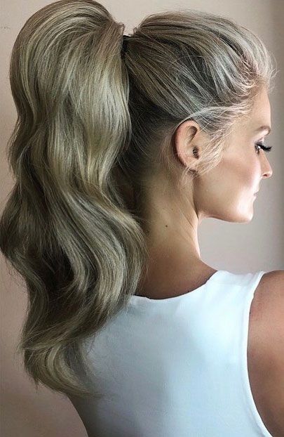 ponytail hairstyle, ponytail hairstyles, ponytail hairstyle with puff, unique ponytail hairstyle, braided ponytail hairstyle, braided ponytails, sleek braided ponytail Glam High Ponytail Hairstyles, Funky Updos For Long Hair, Fancy High Ponytail, Bridal High Ponytail, Elegant High Ponytail, Hair Styke, Sleek High Ponytail, Big Ponytail, Full Ponytail