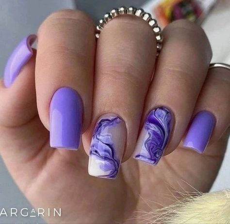 Bright Nail Art, Purple Nail Designs, Stylish Nails Designs, Nail Tattoo, Fancy Nails, Best Acrylic Nails, Purple Nails, Rhinestone Nails, White Nails