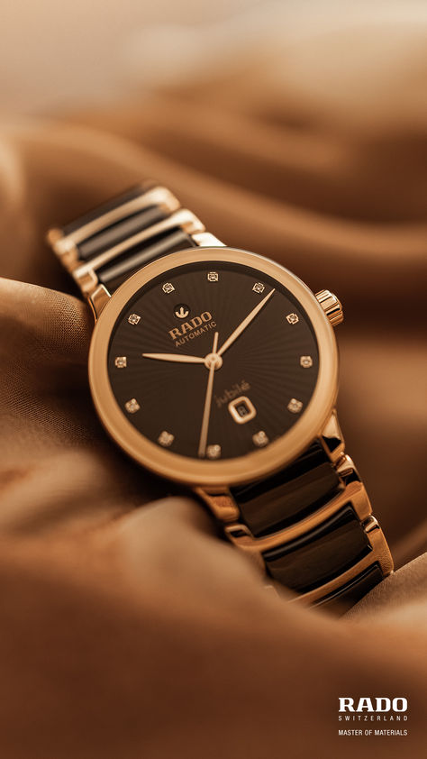 Bring elegance to life with the Jubilé inscription and rounded contours of the New Rado Centrix. Rado Watches Women, Rado Watch, Watches Women, Jewellery Ideas, Dream Jewelry, The Master, Jewelry Lover, The Man, Womens Watches