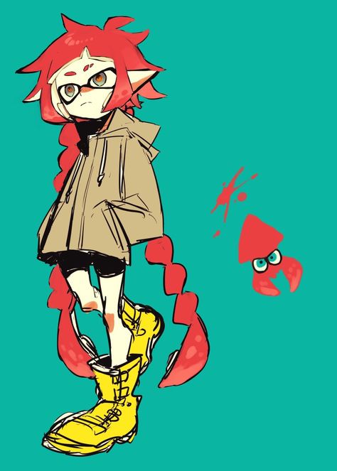 Mr Coco Splatoon, Inkling Poses, Octoling Oc, Splatoon Bjd, Splatoon 2 Art, Splatoon Comics, 얼굴 드로잉, Instagram Creator, Arte Inspo