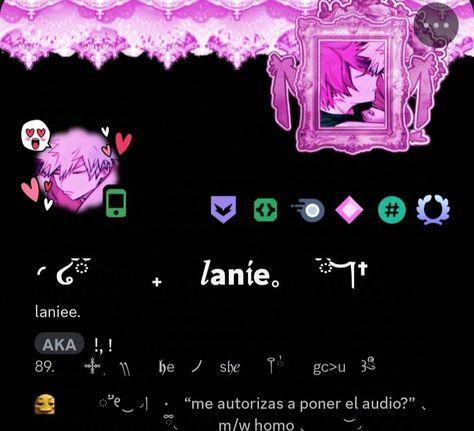 𝗗𝗢 𝗡𝗢𝗧 𝗦𝗘𝗡𝗗 𝗙𝗥𝗜𝗘𝗡𝗗 𝗥𝗤 𝗢𝗡 𝗗𝗜𝗦𝗖𝗢𝗥𝗗. In case u want any of the discord profile layouts dm on instagram. User in profile  frame credits: @/Infectedrpd  discord layout . discord profile . profile idea . discord profile inspo . katsuki bakugo . kirishima eijirou . my hero academia . boku no hero academia . mha . bnha . krbk . kiribaku User Ideas Discord, Discord Profile Layout, Discord Profile Ideas, Discord Layout, Profile Layout, Discord Ideas, Profile Frame, Editing Material, Discord Profile