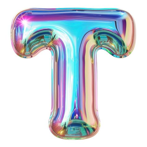 Bubble letter T font white background weaponry. | premium image by rawpixel.com / Busbus 3d Bubble Letters, Letter T Font, T Font, Bubble Letter Fonts, 3d Alphabet, Bubble Letter, Bubble Letters, Alphabet Art, Letter T