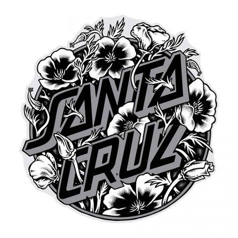 Santa Cruz Skateboards Santa Cruz Stickers, Santa Cruz Logo, Surfing Santa, Old School Skateboards, Skate Stickers, Skate Art, Dream Place, Skateboard Stickers, Skateboard Art