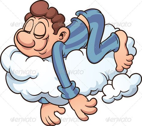 Sleeping on a Cloud Desenho Tom E Jerry, Sleeping Drawing, Sleeping Man, Dallas Cowboys Baby, Cloud Vector, Slaap Lekker, Cowboys Nation, Cartoon Man, Baby Cowboy