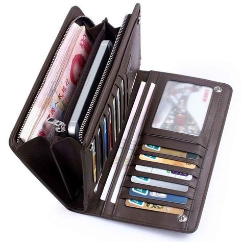 Bifold Wallet Men, Leather Money Clips, Card Holder Purse, Front Pocket Wallet, Coin Wallet, Coin Bag, Pocket Wallet, Leather Bifold Wallet, Genuine Leather Wallets