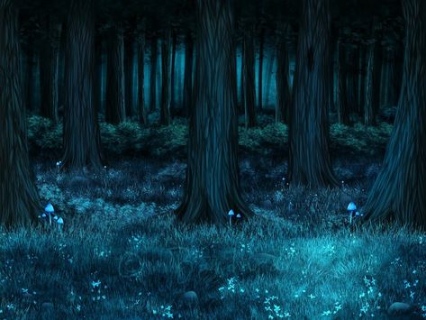 Aesthetic Dark Forest, Dark Forest Background, Kny Background, Gacha Backgrounds Outside, Highschool Au, Gacha Background, Gacha Backgrounds, Episode Backgrounds, Night Background