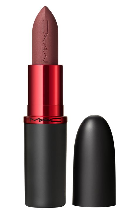 What it is: An iconic lipstick that gives back so you can put your money where your mouth is.What it does: 30 years later, the iconic lipstick that gives back has been maxed out to give lips more with a silky matte finish and good-for-lips formula that looks richer, feels better and lasts longer.Shade descriptions:- VIVA Heart (intense brownish blue-red)- VIVA Planet (creamy subdued pinkish-beige mauve)- VIVA Empowered (muted brownish-plum)- VIVA Equality (deep neutral shade)How to use: Apply li Glam Lipstick, Pinkish Beige, Mauve Lipstick, Mac Lipstick Shades, Mauve Lips, Mac Viva Glam, Lip Trends, Viva Glam, Brown Lipstick