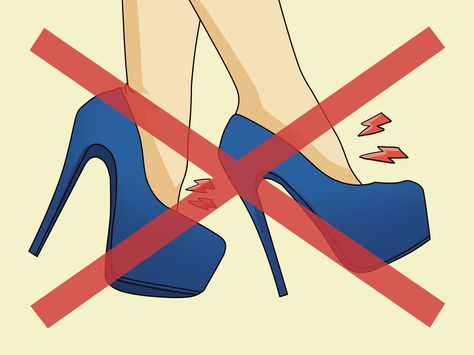 How to Wear High Heels Painlessly -- via wikiHow.com Walking In High Heels, How To Walk, Ray Ban Sunglasses Sale, Ray Ban Sunglasses Outlet, Cheap Ray Bans, Leather Shoes Woman, Ray Ban Sunglasses, Helpful Tips, Womens High Heels