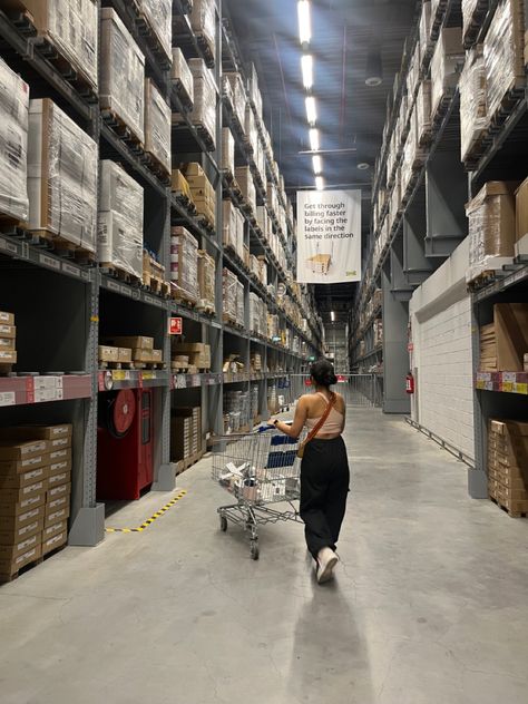 ikea, aesthetic photo, aesthetic photo ideas, warehouse aestehtics, that girl, feed goals, cart Ikea Aesthetic Store, Ikea Shopping Aesthetic, Paige Aesthetic, Ikea Aesthetic, Ikea Shopping, Aesthetic Stores, Daily Mood, Aesthetic Things, Ikea Furniture