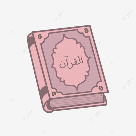 Quran Drawing, Quran Planner, Quran Icon, Pink Quran, Quran Png, Canva Learning, Cottagecore Icons, Islamic Stickers, Islamic Png