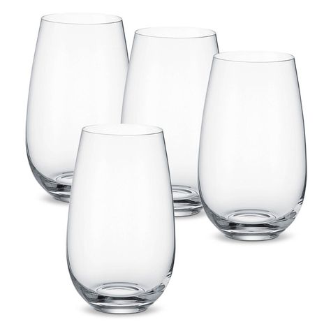 Villeroy & Boch Entrée Water 21 oz. Crystal Drinking Glass | Perigold Crystal Drinking Glasses, Fresh Drinks, Drinking Glass Sets, Water Tumbler, Kitchen Ware, Drinking Set, Water Glass, Cocktail Glasses, Glassware Set