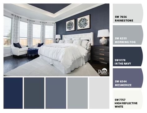 Guest Bedroom Colors, Living Room Color Schemes, Room Color Schemes, Bedroom Color Schemes, Bedroom Paint Colors, New Home Builders, Gray Interior, Bedroom Layouts, Bedroom Paint