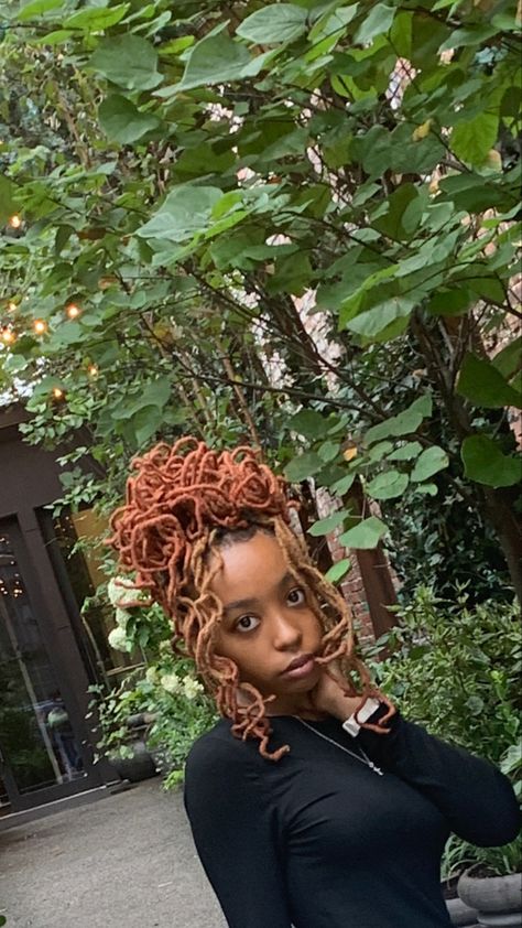 Instagram: @ inayahtoussaint Strawberry Blonde Locs, Blond Locs, Blonde Locs, Strawberry Blond, Loc Hairstyles, Beautiful Locs, Dreadlock Hairstyles, Alternative Hair, Locs Hairstyles