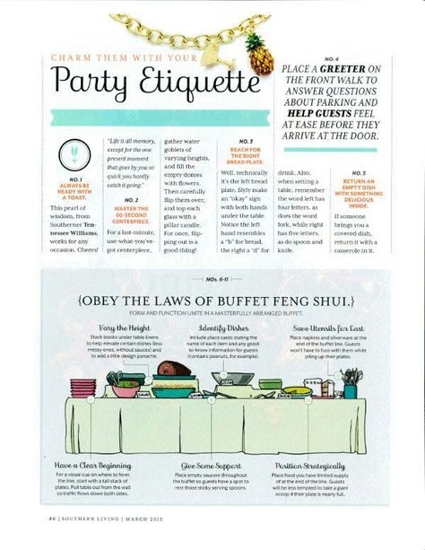 Party Etiquette Party Etiquette, Table Etiquette, Buffet Party, Dining Etiquette, Etiquette And Manners, Table Manners, Party Buffet, Party Entertainment, Vintage Modern